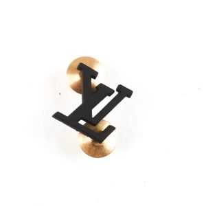 COPY - COPY - COPY - Louis Vuitton Virgil Abloh Men Black Pin Brooches